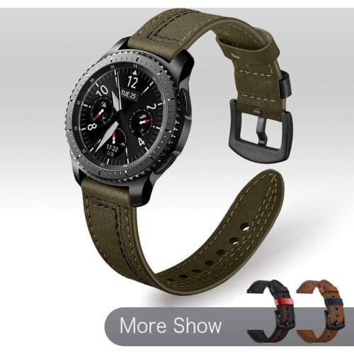 Universal 22mm Width Watchband For Samsung Galaxy Watch 3 45mm 46mm Gear S3 Watch Strap Band For Huawei GT2 Honor Magic Bracelet