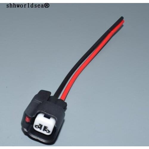 Shhworldsea 1.5mm 2p Connector cable Terminal plug connectors jacket auto Plug socket 2 pin female Connector automotive