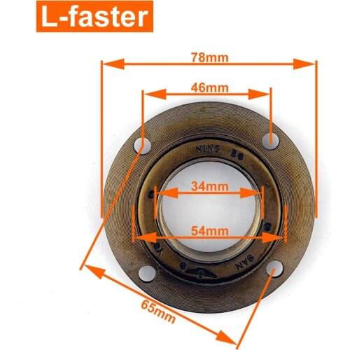Electric Gocart Replacement Freewheel Electric Scooter Dirt Bike Spare No Teeth Flywheel For Motorcycle Chainwheel 4 Mount Holes