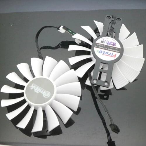 Original FD9015U12S DC12V 0.55A 88mm Video Fan For EMTEK GeForce GTX 1060 HV White MONSTER OC Graphics Card Cooling Fan