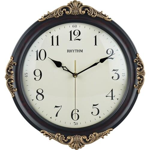 Vintage Silent Wall Clock Digital Luxury Retro Antique Minimalist Wall Clock Mute Classic Living Room Wandklok Home Decor WF50WC