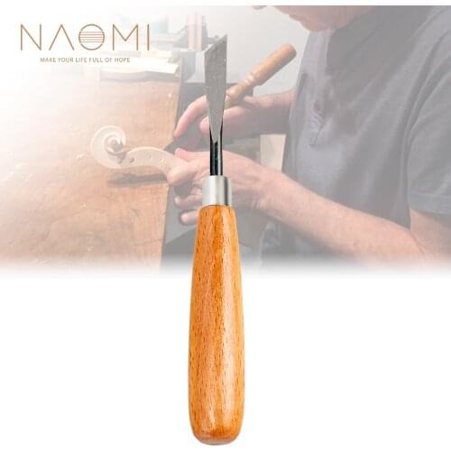 NAOMI Violin Engraved Knife F Hole Sharp Carve Fix Blade Violin Making Luthier Tool Wood Handle Durable Use