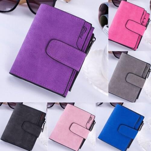 Women Wallet Leather Zip Coin Purse Clutch Handbag Small Mini Card Holder Purse Gift