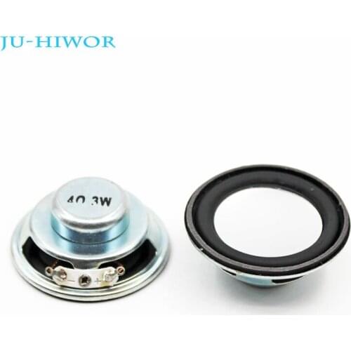 10pcs Acoustic Speaker 4R 3W 45MM Loudspeaker Internal Single Magnetic Silvery Hat 16 Core