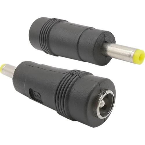 2/5/10Pcs 4.0mm x 1.7mm to 5.5mmx2.1mm DC Power Plug Socket Connector DC Power Solder Adapter 5.5*2.1mm to 4.0*1.7mm