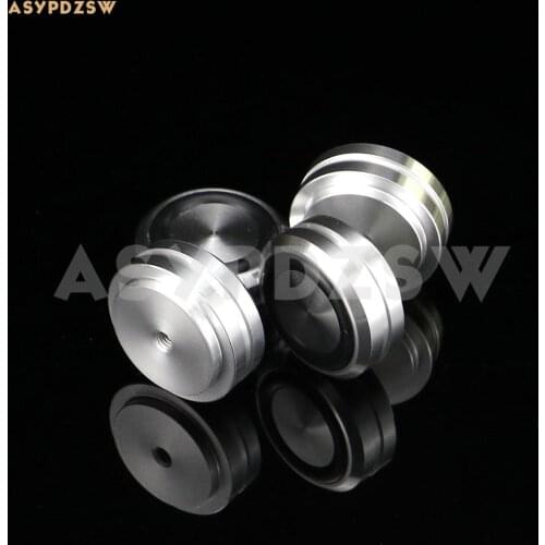 4PCS 30*13 Groove silver aluminum feet Amplifier speaker damping pads Computer feet
