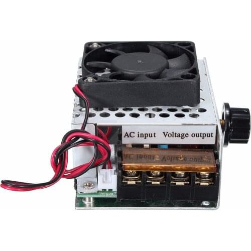 4000w/imported thyristor/super high power electronic voltage regulator/speed regulation/temperature regulation/dimming/with fan