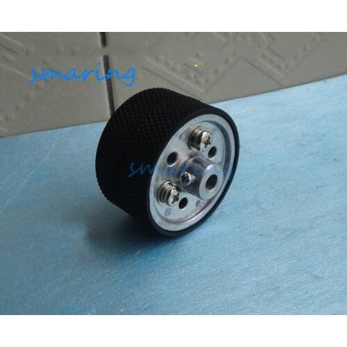 65mm Rubber Wheel Non-Slip Big Foot Climbing Stairs Robot Tire For Obstacle Smart Car Chassis DIY Parts