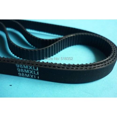 98MXL/ B123MXL 8mm Width Black Synchronous Timing Belt for EDM Drilling Machine Parts