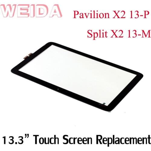 WEIDA Touch Digitizer For HP Split X2 13-M 13M /Pavilion X2 13-P 13P Touch Screen Digitizer Screen Panel Replacement