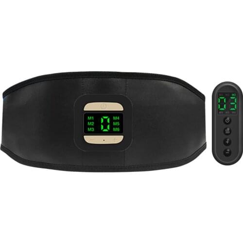 Fitness Intelligent Electronic Abdominals Belt Muscle Trainer Simulator Massage Belts 6 Modes 15 Levels Adjustable Gym Tool