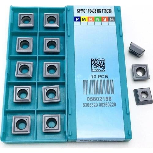 Lathe tool SPMG110408 DG TT8020 TT9030 Carbide U-shaped quick drill blade for stainless steel and steel SPMG 110408-​​DG TT9030