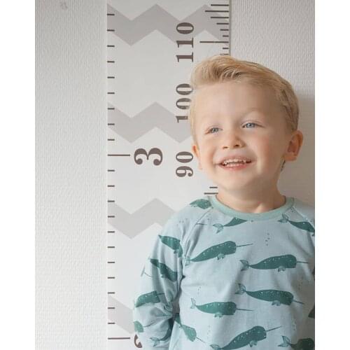 Nordic Ins Height Ruler Childrens Room Wall Stickers Height Ruler Hanging Painting Kindergarten Measuring Height Ruler Fox
