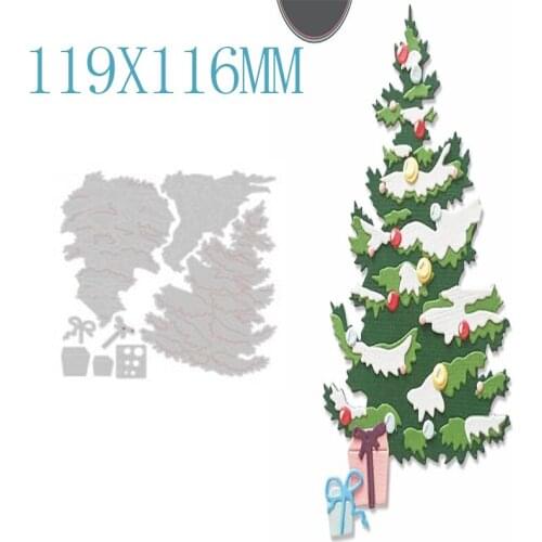 TREE New Arrival Christmas Cutting Dies and Stamps Scrapbooking Handmade Greeting Card Craft Album Paper DIY Gift Decoration