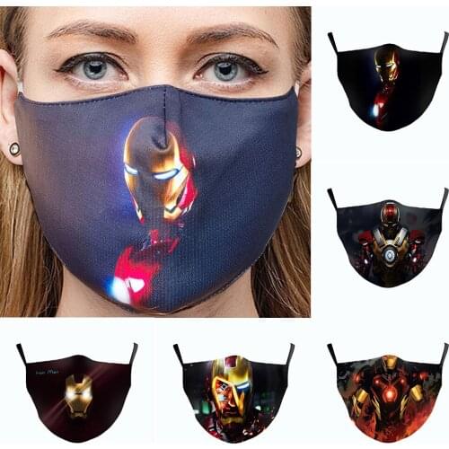 Halloween Cospaly Adult Party Mask Men Women Unisex Printing Protection Masks Fun Dust-proof Windproof Breathable Fashion Masks