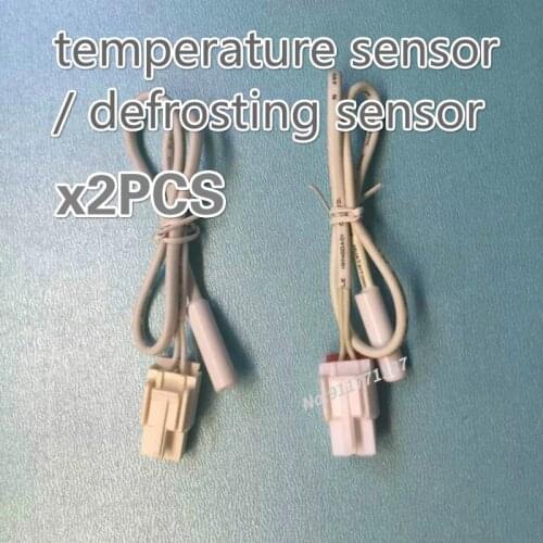 2pcs Original Midea refrigerator universal temperature sensor / defrosting sensor refrigerator parts