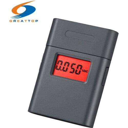 Patent Factory 360 Degree Rotating Mouthpiece LCD Display Digital Breath Alcohol Tester Breathalyzer Driving BAC Analyzer
