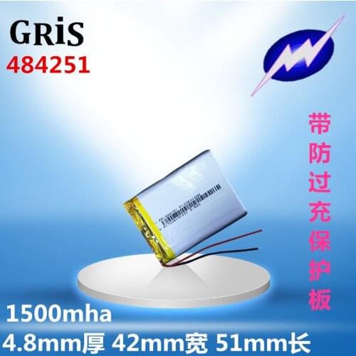 Polymer lithium battery 3.7V 1500mAh C430 GPS navigator recorder 484251