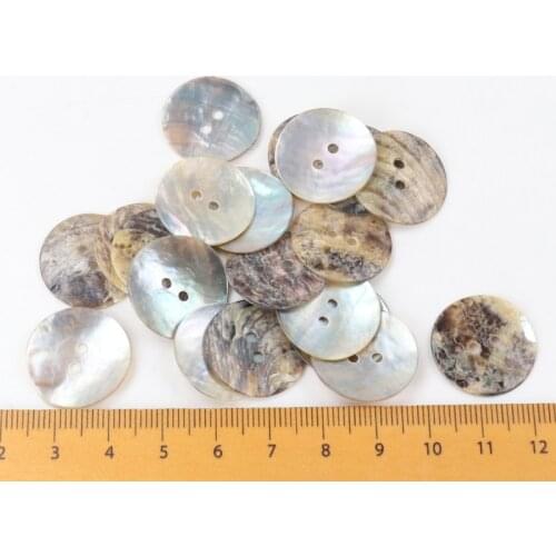 50PCS 20/18/15/12/10mm Natural Shell Sewing Buttons Color Japan Mother of Pearl MOP Round Shell 2 Hole Button Sewing Accessories