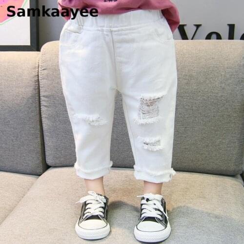 Джинсы для девочек Samkaayee China At AliExpress