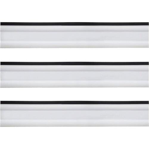 3pcs 12" Soft Rubber Edge Squeegee Vinyl Film Tools Wiper Plate Glass Car Sticker Film Silk Screen Printing Scraper 3A29L