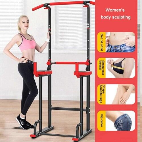 Steel Pull Up Push Up Horizontal Bars Adjustable Power Gym Station Chin Up Bar Workout Upper Body Fitness Strength Training Tool