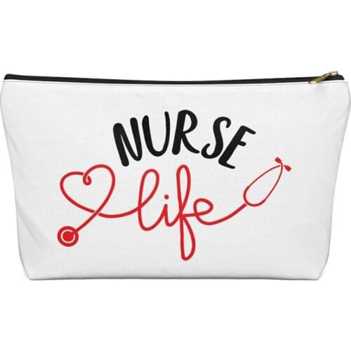 Nurse life makeup Bag Nursing School Student teacher Graduation Gift NICU Practitioner RN Nurse Week birthday retirement present