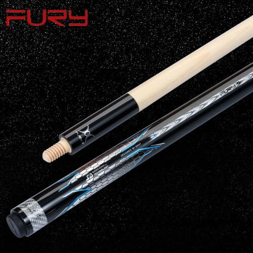 FURY FS-PJ-1 Billiard Jump Cue 13mm G10 Tip 108cm Super Light Technology Shaft Wood Teeth Feather Wrap Professional Billiard Cue