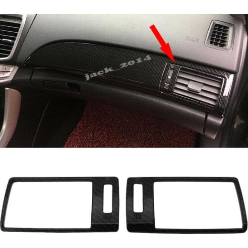 Carbon fiber Front Side Air Vent Outlet Frame Trim For Honda Accord 9th 2014 2015 2016 2017