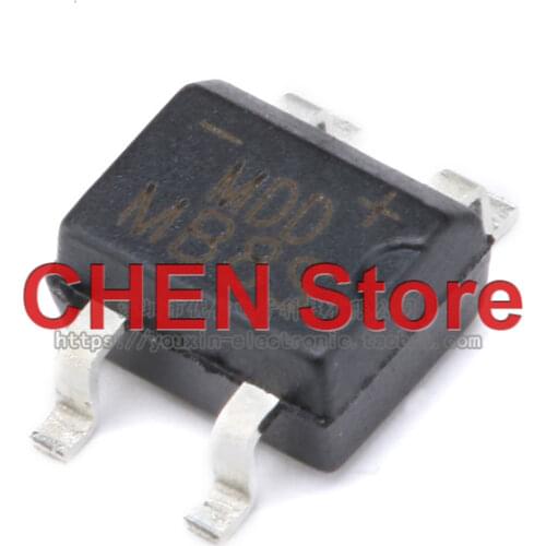 10pcs SMD MB8S 0.5/0.8A 800V rectifier bridge stack single-phase glass passivation rectifier