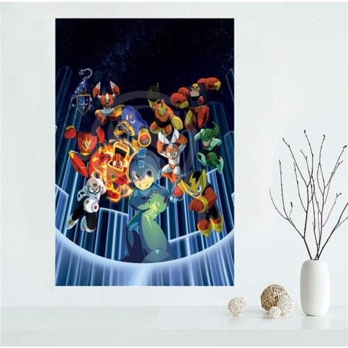 Y530L88 Custom MML mega man legacy Canvas Painting Wall Silk Poster cloth print DIY Fabric Poster F#85
