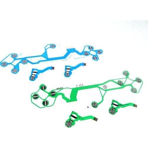 10 Sets a lot Flexible cable Replacement for PS5 Controller Conductive Film L/R Key Film Function Button Flex Cable Repair Parts