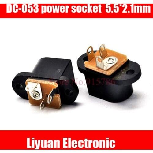 10pcs DC-053 power socket / 5.5 * 2.1 DC socket connector / Power DC JACK Connector Socket