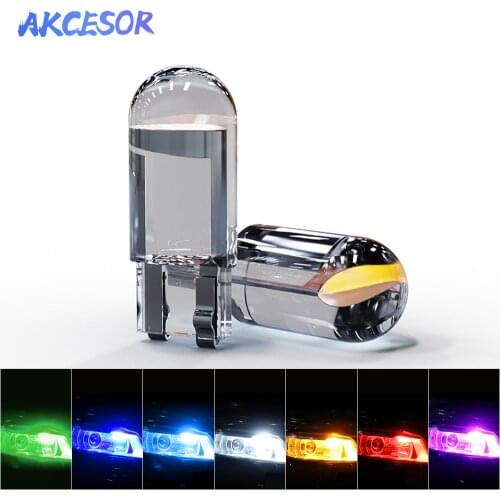 T10 LED W5W 194 COB Demo Light Automotive Goods Car Lamp Auto Light Car Accessories Reading License Plate Lights Trunk Lamp 12V