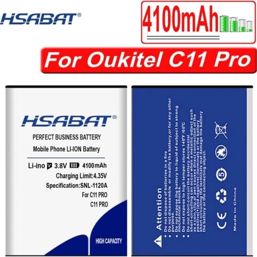 HSABAT 4100mAh Battery for Oukitel C11 Pro for Oukitel C11