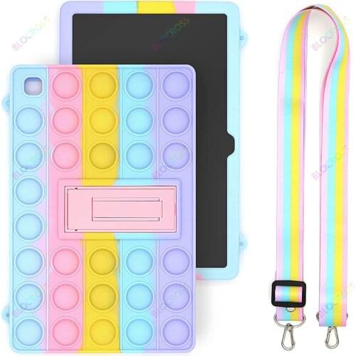 Tablet Case for Samsung Galaxy Tab A7 10.4 2020 Cover T500 T505 T507 T220 T225 Fidget Toys Cover for Galaxy Tab A7 lite 8.4 inch