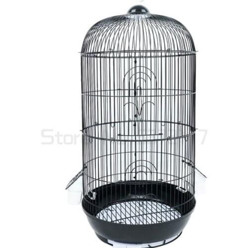 Home bird cage parrot cage bird nest myna Xuanfeng peony splash cage bird supplies pet cage creative round cage
