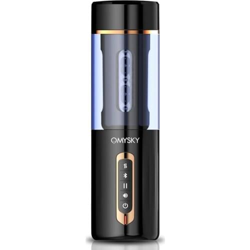 Electric Masturbation Cup Powerful Thrusting Automatic Stroker 6 Modes 3D Realistic Vagina Vibrating Hands-Free Sex Toys for Men