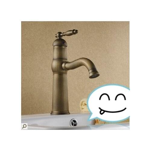 European single hot and cold water mixing valve kitchen copper basin home washbasin bathroom sink basin sink faucet