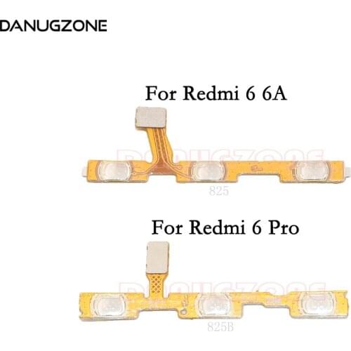 Power Button Switch Volume Button Mute On / Off Flex Cable For Xiaomi Redmi 6 Pro 6A