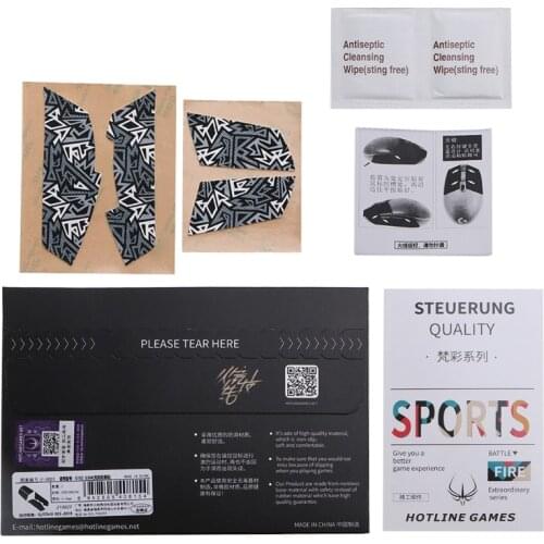 Hotline Games for logitech G102/304 Mouse Stickers Sweat Resistant Anti-slip Pad