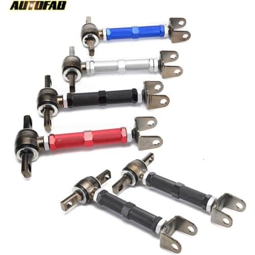 2pcs Adjustable Racing Rear Suspension Camber Control Arms Kit For Honda Civic 01-06 For Acura RSX DC5 02-06 EPCA7044