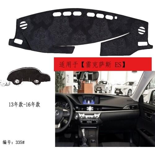TOMMIA For LEXUS ES 13-16 Dashboard Pad Cover Dash Mat Anti-Sun Velvet Instrument