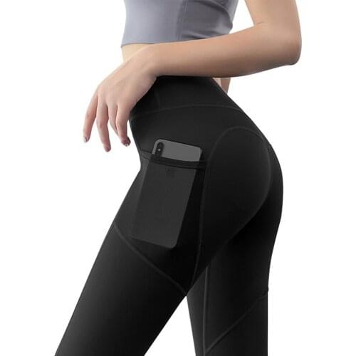 Tights Seamless High Waist Leggings Sport Women Fitness Push Up Anti Cellulite Workout Pants for Women with Pockets Yoga Pants