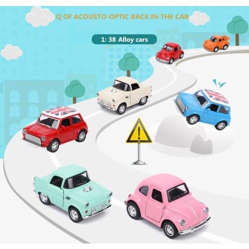 Mini Alloy Diecast Pull Back Car Model Toy for boys kid Carro Collection Brinquedos Vehicle Racing Cars Gift Simulation for kid