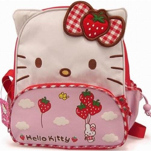 Cute Design Strawberry Childrens Schoolbag Student Girls Birthday Gift