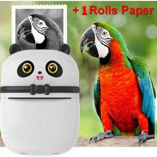 New Mini Portable Thermal Printer Paper Photo Pocket Thermal Printer 57mm Printing Wireless Bluetooth Android IOS Printers
