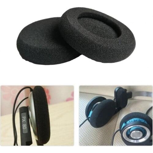 2 Pairs 5cm Soft Headphone Sponge Cover Ear Pad Cushion Replacement Sleeve For Sennheiser PX100/PX100II/PX200/PX80/PC131/KOSS PP