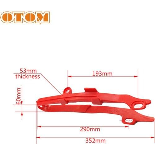 OTOM Motorcycle Sprocket Chain Guide Guard Slider For HONDA CRF250R CRF450R Dirt Bike Off Road Motorcross MX Enduro