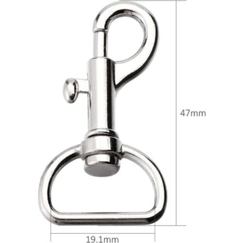 200Pcs 47mm Swivel Trigger Clips Snap Hooks Lobster Clasp for Keychain Bag DIY Craft Bm01ym05-19.1